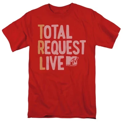 Мужская футболка Total Request Live красного цвета