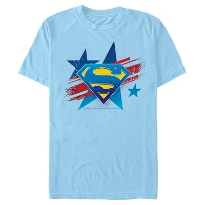 Мужская футболка DC Comics Superman, светло-голубая