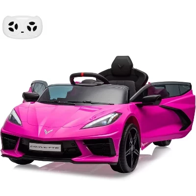 Детский электромобиль Acekool Corvette 12В с пультом, красный