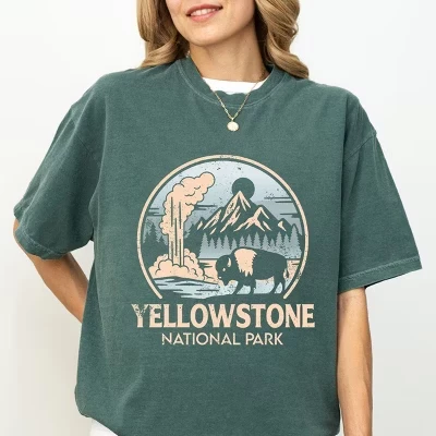Женская футболка Simply Sage Market Yellowstone, синяя