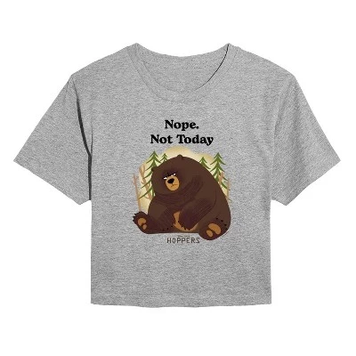 Женская футболка Hoppers Nope Not Today, серая