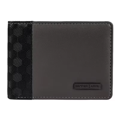 Мужской кошелек Hammer Anvil Slimfold тонкий RFID, серый