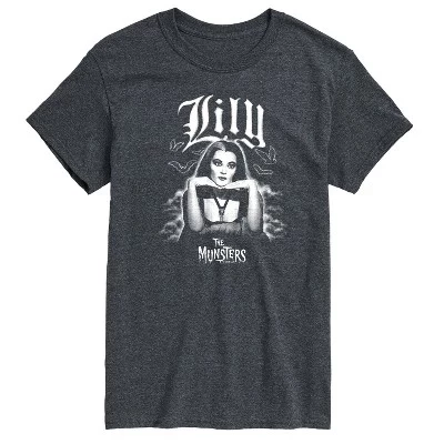 Мужская футболка с коротким рукавом Lily и графическим рисунком heather charcoal