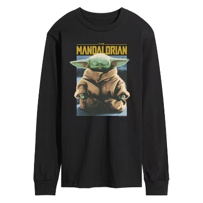 Мужской лонгслив STAR WARS Meditate Child, черный