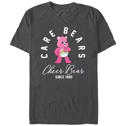 Мужская футболка Care Bears Cheer Bear Since 1982, антрацитовая