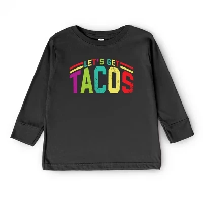 Детский лонгслив The Juniper Shop Let's Get Tacos, черный