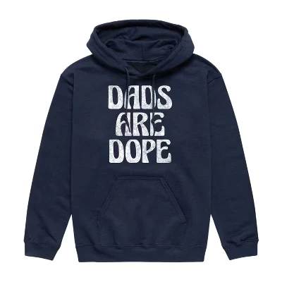 Мужская толстовка-пуловер из флиса с графическим рисунком Dads Are Dope с капюшоном из флиса