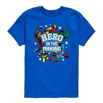 Футболка с коротким рукавом Hero In The Making с графическим рисунком синего цвета