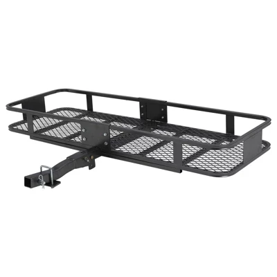 Багажная корзина на фаркоп CuisinSmart 91 кг, черная