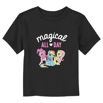 Детская футболка My Little Pony Magical All Day, черная