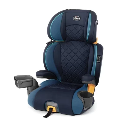 Автокресло-бустер KidFit Zip Plus 2-в-1 с фиксацией ремня безопасности seascape