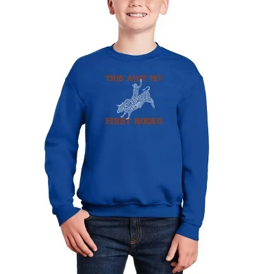 Это не первое мое Родео - толстовка с круглым вырезом в стиле Word Art от Boy's.