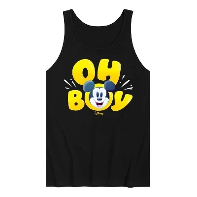 Мужская майка Disney Микки Oh Boy, черная