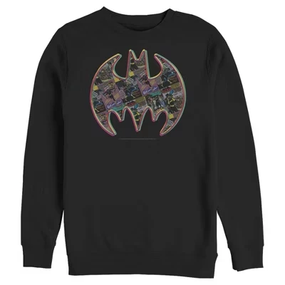 Мужской свитшот DC Comics Batman, щит, черный