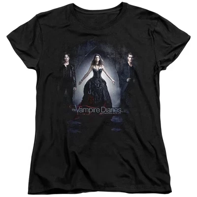Женская футболка The Vampire Diaries Bring It On, черная