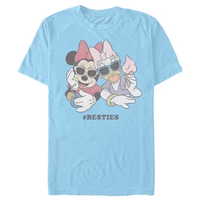 Мужская футболка Mickey & Friends Besties светло-голубого цвета