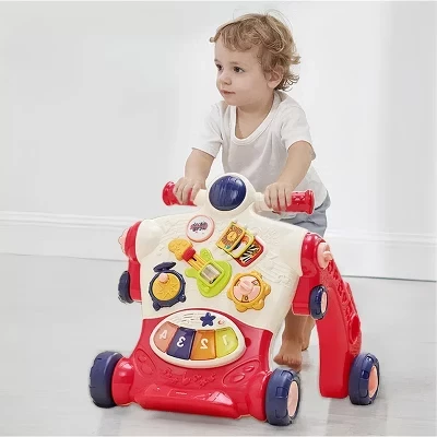 Ходунки bc babycare трансформер, красные