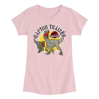 Приталенная футболка Raptor Trainer с коротким рукавом и рисунком heather pink