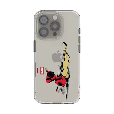 Чехол для iPhone Keyscaper Marvel Deadpool Badge, прозрачный