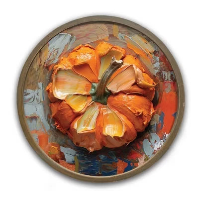 Картина Creative Products Painterly Pumpkin, оранжевая