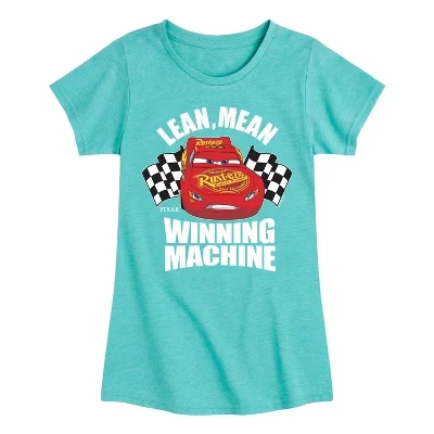 Приталенная футболка с коротким рукавом и рисунком Winning Machine бирюзового цвета