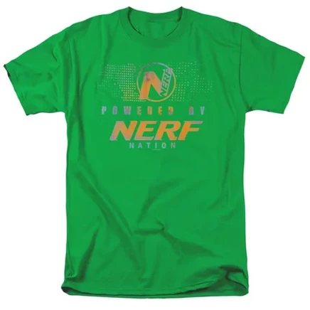 Мужская футболка Nerf Powered by Nerf Nation, ярко-зеленая