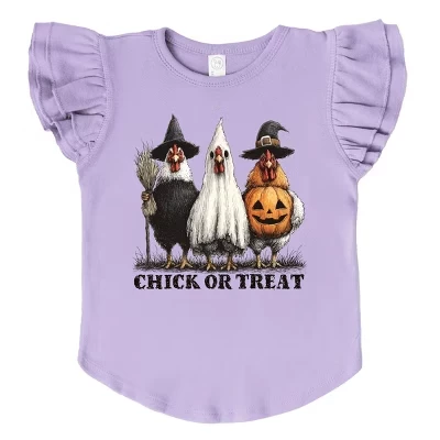 Детская футболка Juniper Shop Chick or Treat, сиреневая