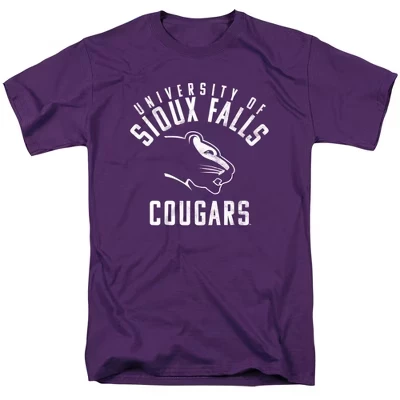 Мужская футболка NCAA Sioux Falls Cougars, фиолетовая