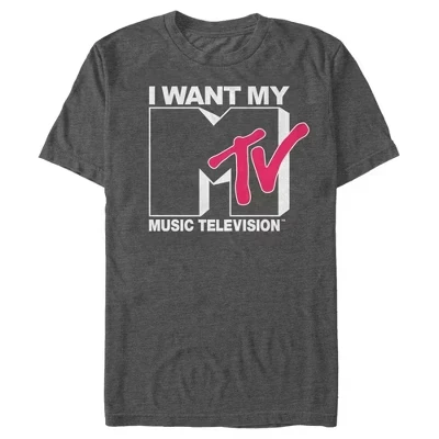 Мужская футболка I Want My Music Television с изображением древесного вереска