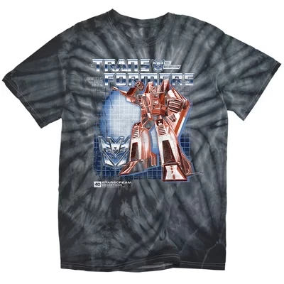 Мужская футболка Starscream Box Tie Dye с 40-летним юбилеем, черная