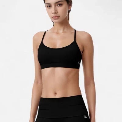 Женский спортивный бюстгальтер Anna-Kaci Active, черный