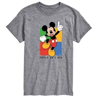 Мужская футболка с коротким рукавом Total 90s Kid с графическим рисунком athletic heather
