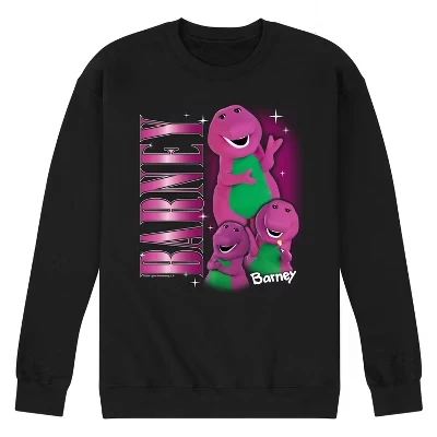 Мужской свитшот Mattel Barney Retro, черный