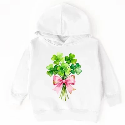 Худи для девочек The Juniper Shop Clover, белое