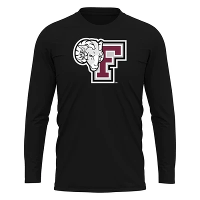 Мужская футболка с длинным рукавом NCAA Fordham, черная