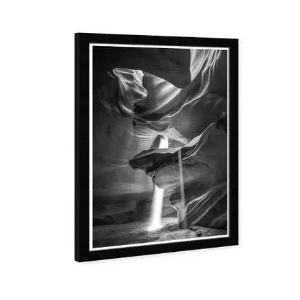 13" x 19" Охос-дель-Соль, Природа и пейзажные рисунки на стенах в рамках, Серый/черный - : Современная печать фотографий пустыни
