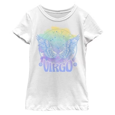 Футболка для девочек Lost Gods Virgo Watercolor, белая