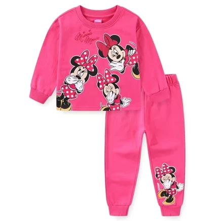 Комплект для девочек Minnie Mouse, свитшот и брюки, розовый