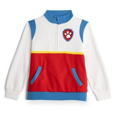 Мальчиковая худи paw patrol с полумолнией, разноцветная