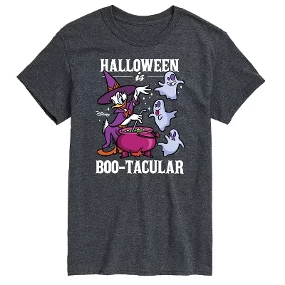 Мужская футболка Halloween Is Bootacular с коротким рукавом и графическим рисунком heather charcoal