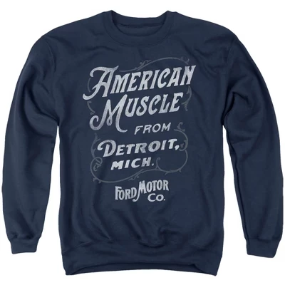 Мужская толстовка с круглым вырезом American Muscle Classic Script