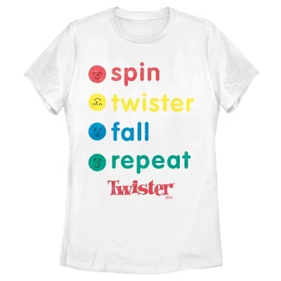 Женская футболка Twister «Крутись, падай», белая