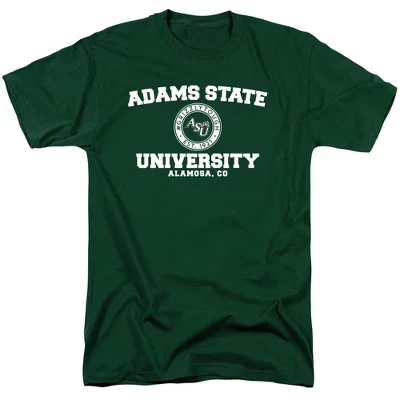 Мужская футболка с официальным логотипом Adams State University Circle