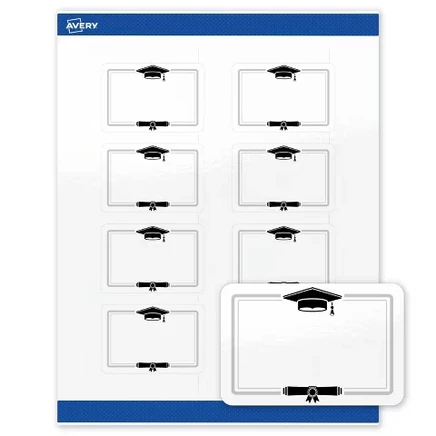 Глянцевые этикетки Avery 5 × 7,6 см, 160 шт.