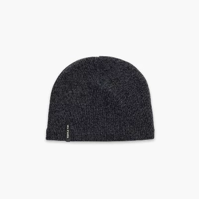 N. E. Solid Recycled Ocean Ragg Wool Beanie - зимняя шапка из экологически чистой шерсти для взрослых, черная