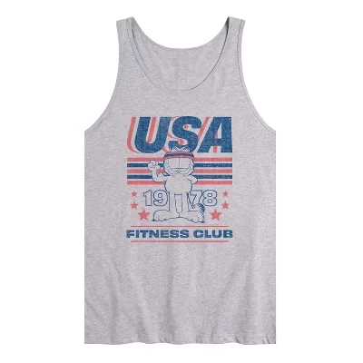 Мужская - - Майка с графическим рисунком для фитнеса в США athletic heather