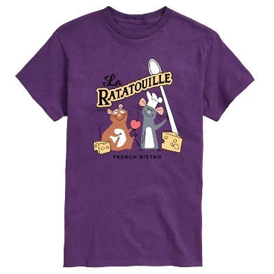 Мужская футболка с коротким рукавом La Graphic T-Shirt фиолетового цвета
