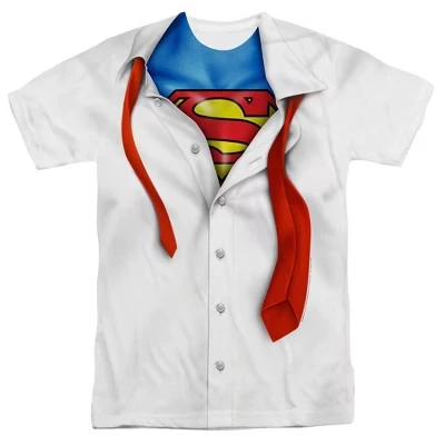Мужская футболка Superman «Я Супермен», белая