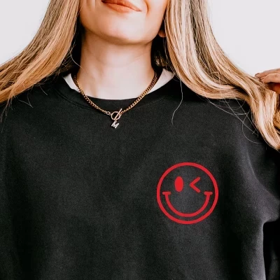 S.W.Smiley Fishing Club Anchor - Женская легкая толстовка с капюшоном, окрашенная в черный цвет