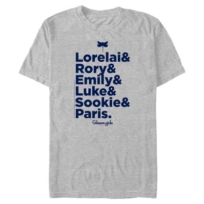 Мужская футболка Gilmore Girls Lorelai Rory, серая